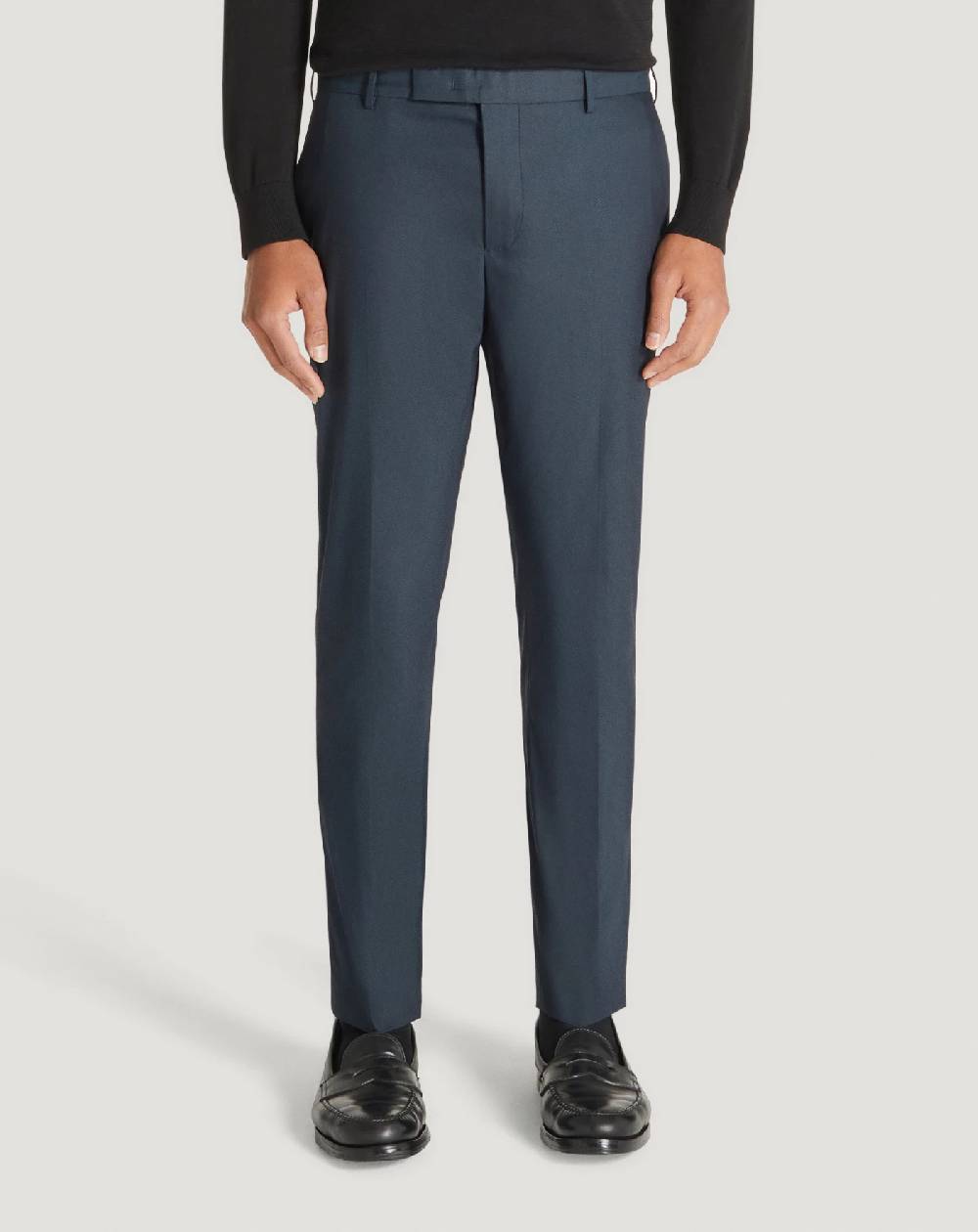 Pt Torino Pantaloni Dieci in gabardina stretch Italia