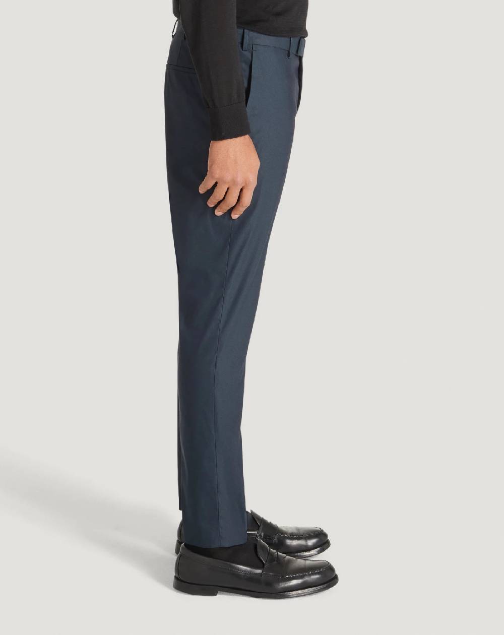 Pt Torino Pantaloni Dieci in gabardina stretch Italia