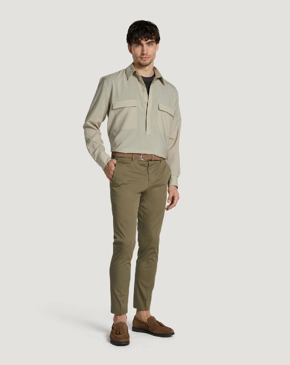 Pt Torino Pantaloni Dieci in twill Spedizione Gratuita