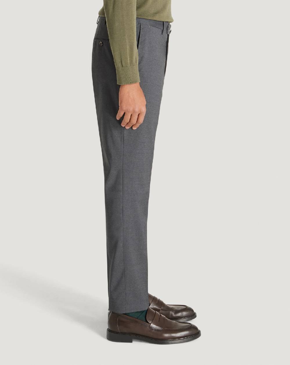 Pt Torino Pantaloni Slim in lana four season Affare Del Giorno