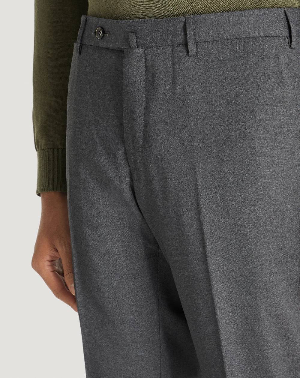 Pt Torino Pantaloni Slim in lana four season Affare Del Giorno