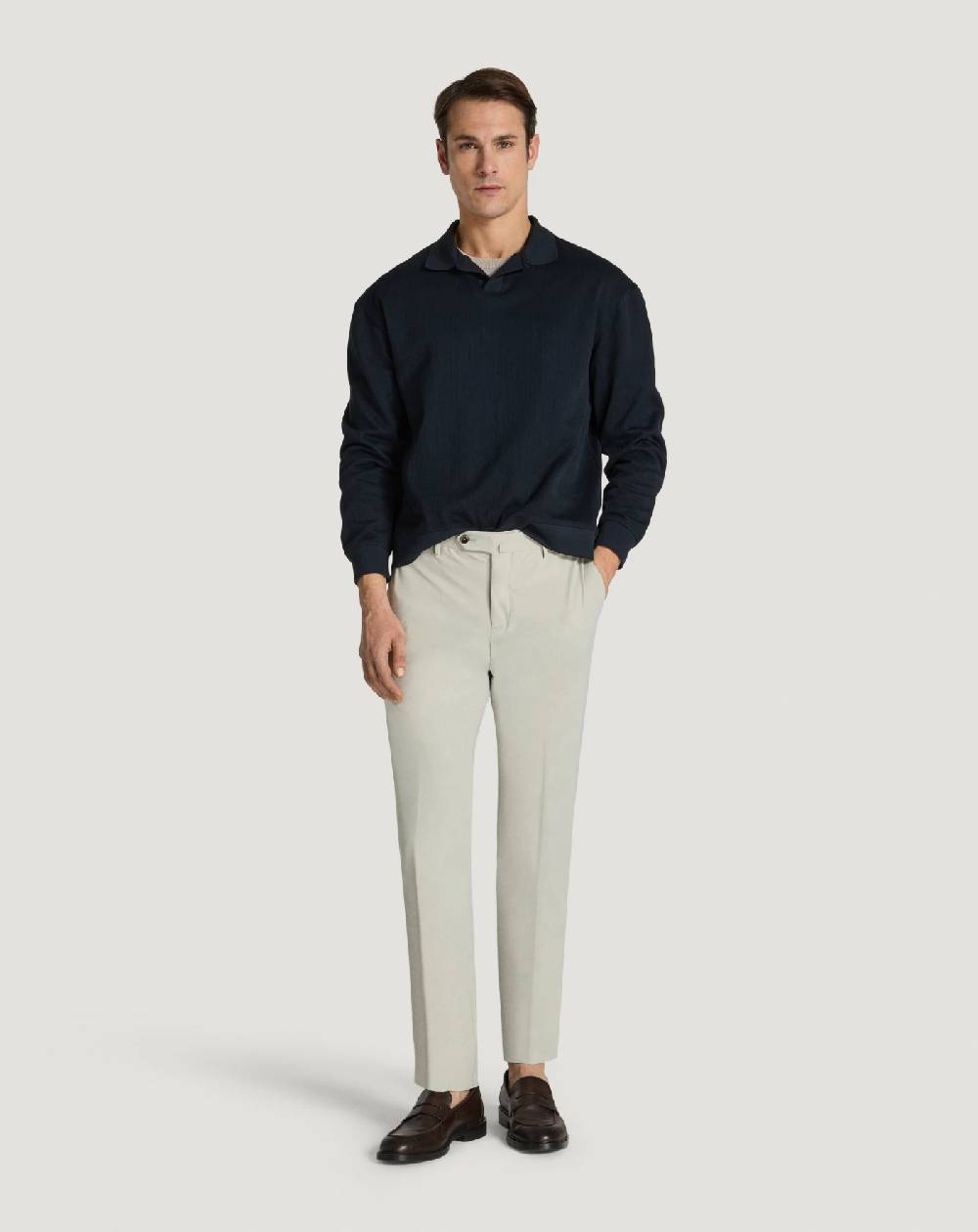 Pt Torino Pantaloni Slim in tessuto organico stretch Convenienza