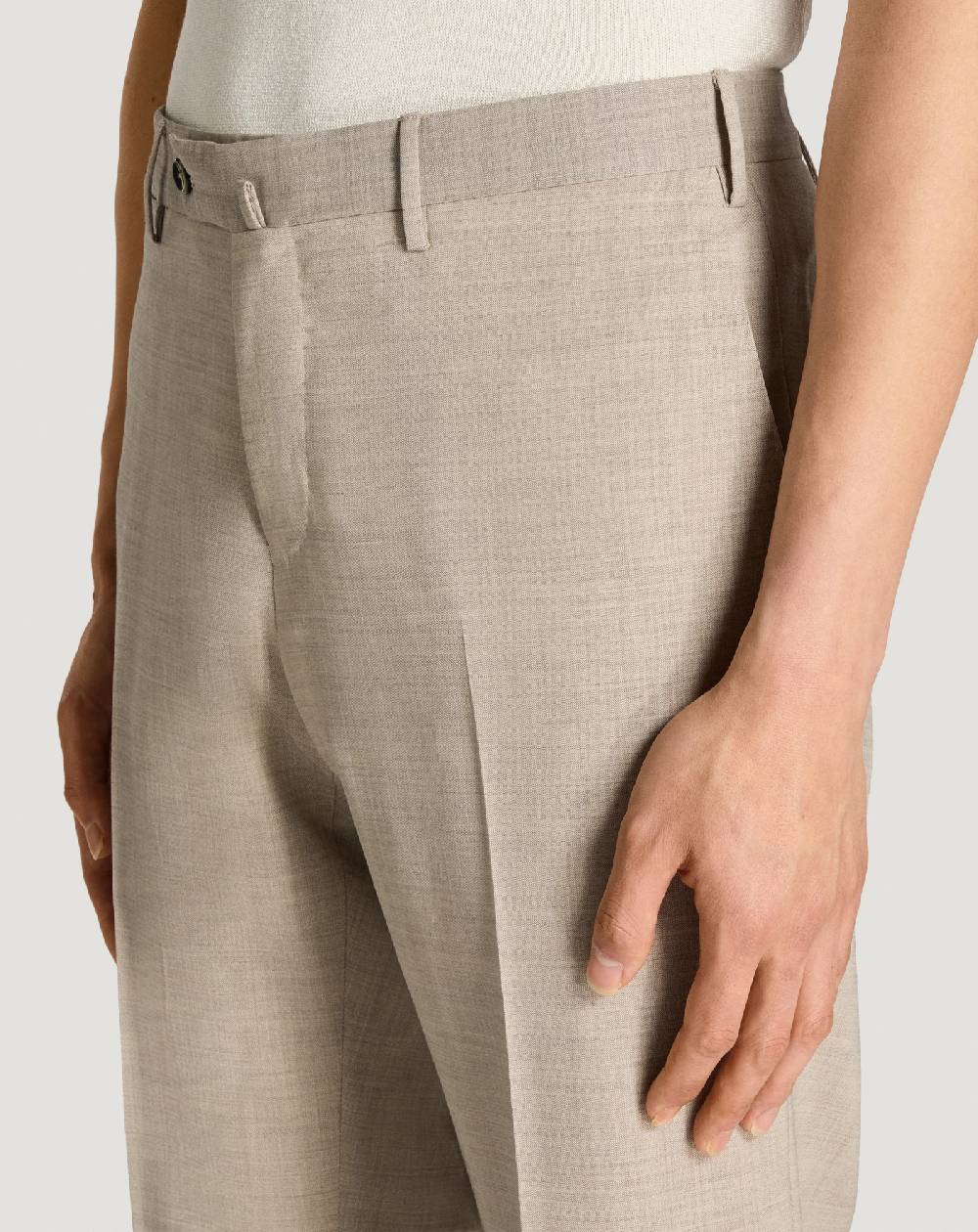Pt Torino Pantaloni Slim in lana four season Novità
