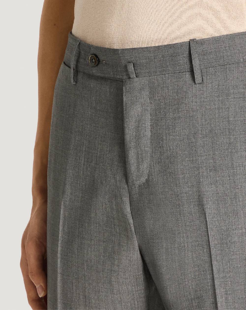 Pt Torino Pantaloni Slim in lana four season Offerta