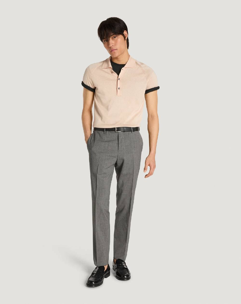 Pt Torino Pantaloni Slim in lana four season Offerta