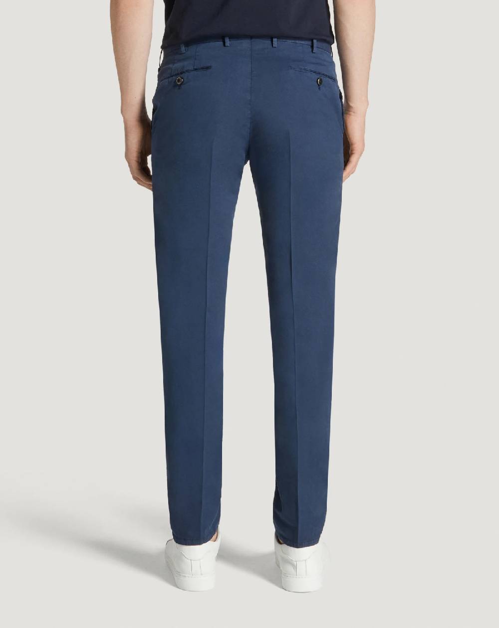 Pt Torino Pantaloni Slim in gabardina stretch Saldi Di Fabbrica