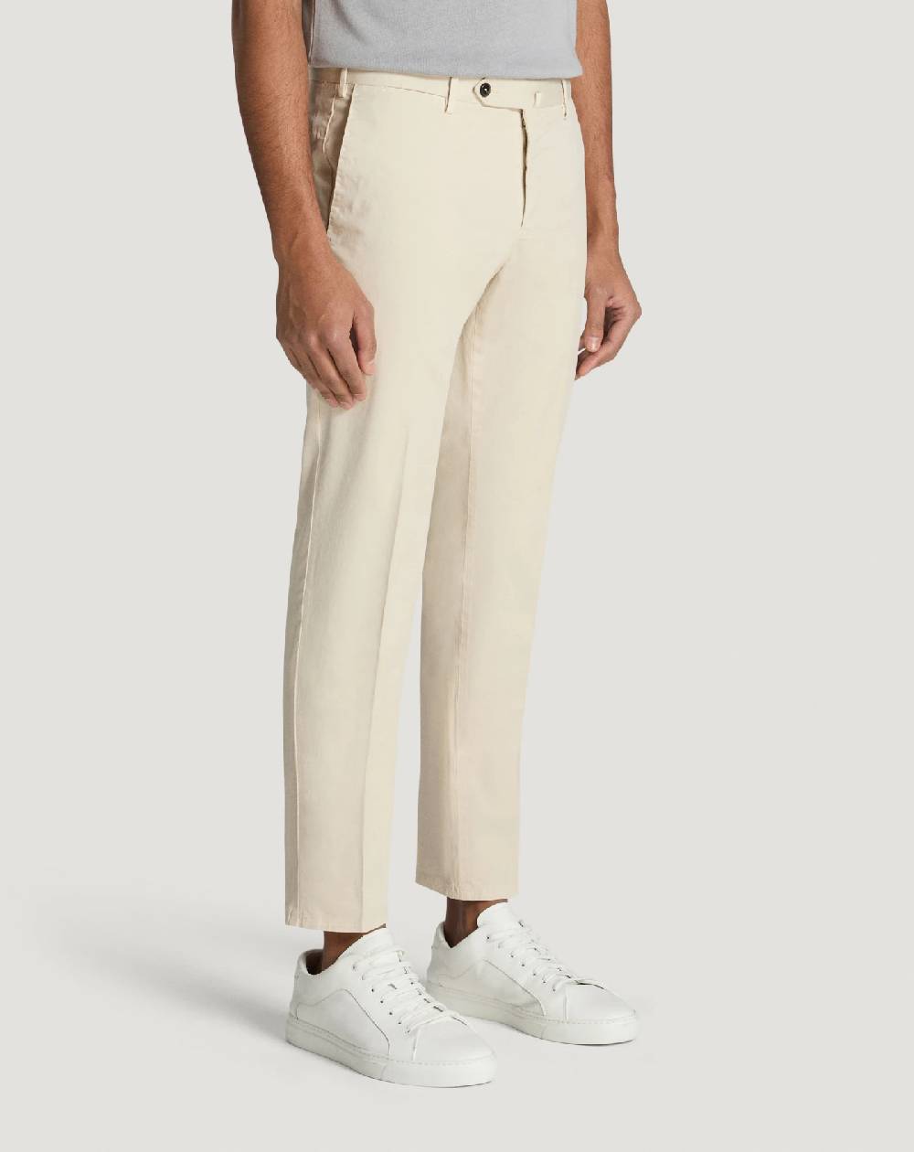 Pt Torino Pantaloni Slim in gabardina stretch In Saldo