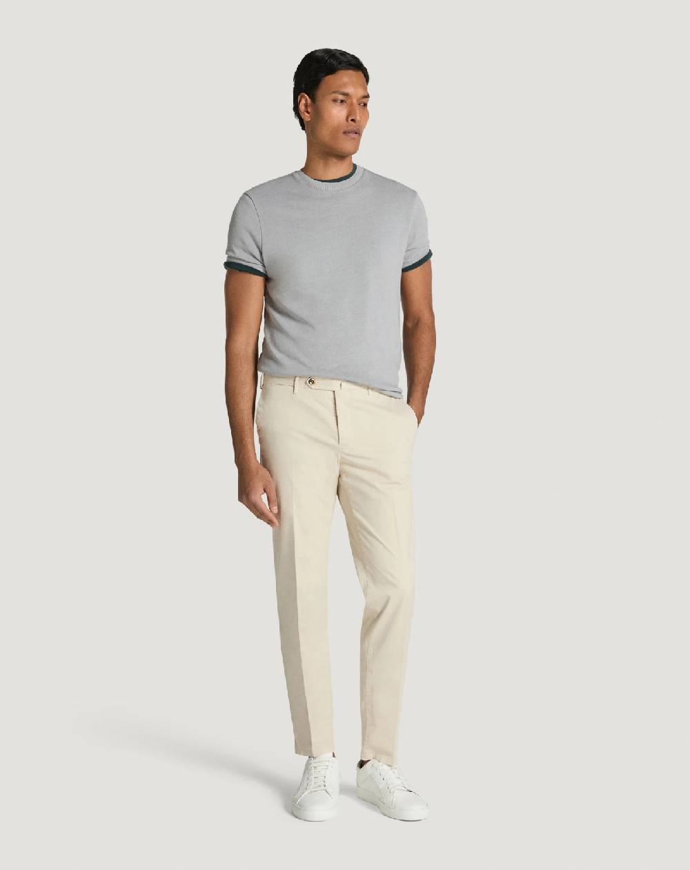 Pt Torino Pantaloni Slim in gabardina stretch In Saldo