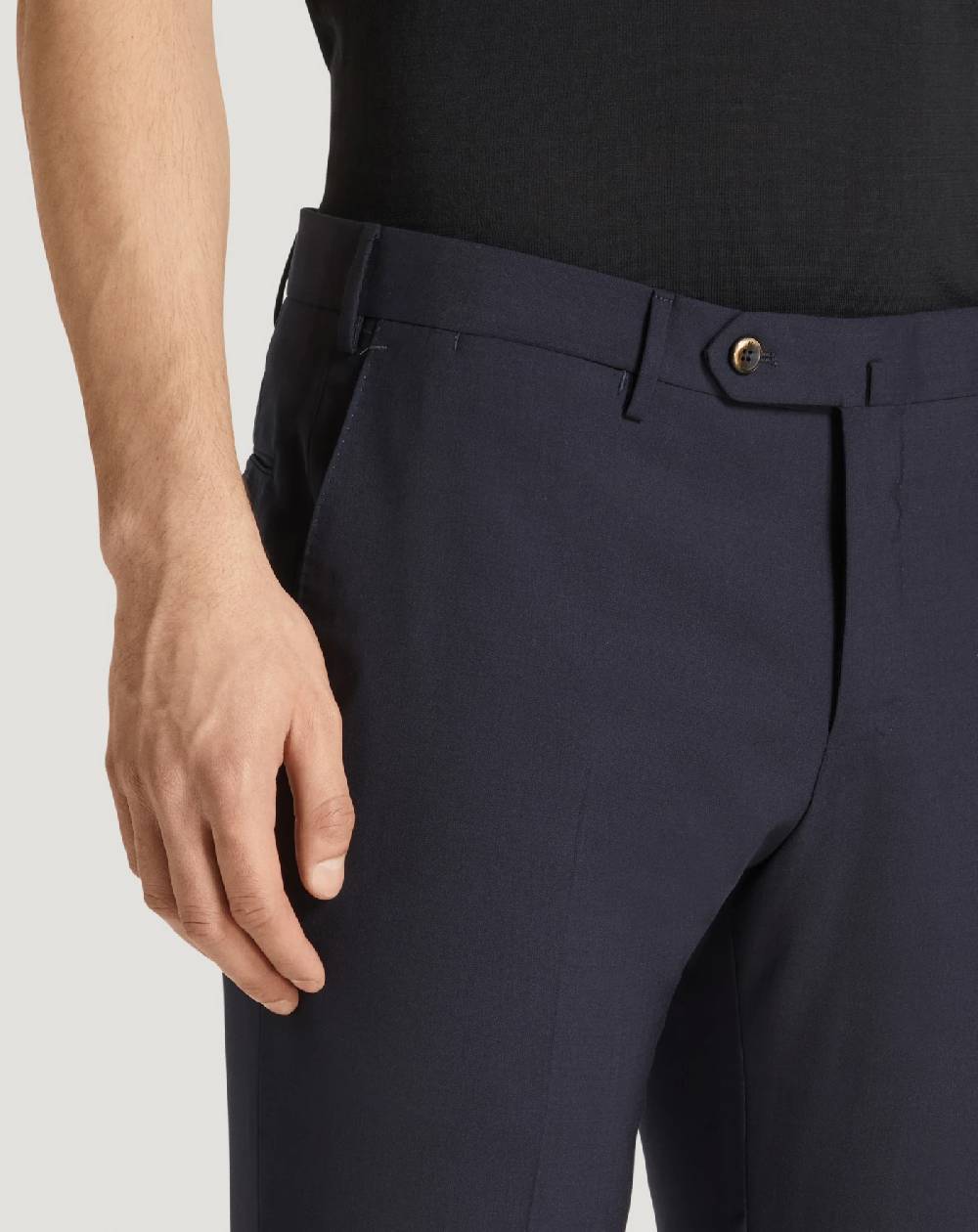 Pt Torino Pantaloni Slim in lana four season Moda