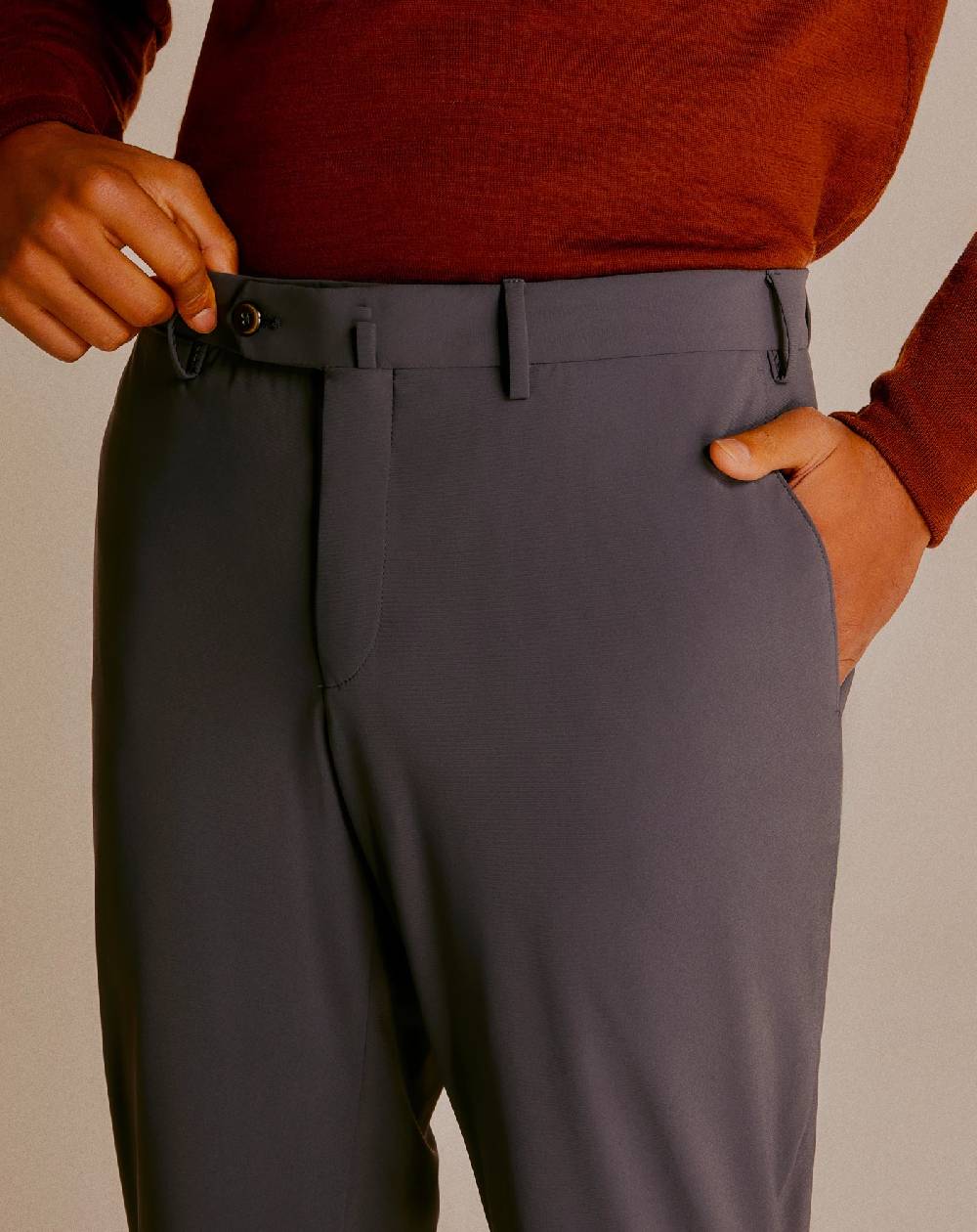 Pt Torino Pantaloni Slim in tessuto organico stretch Italy