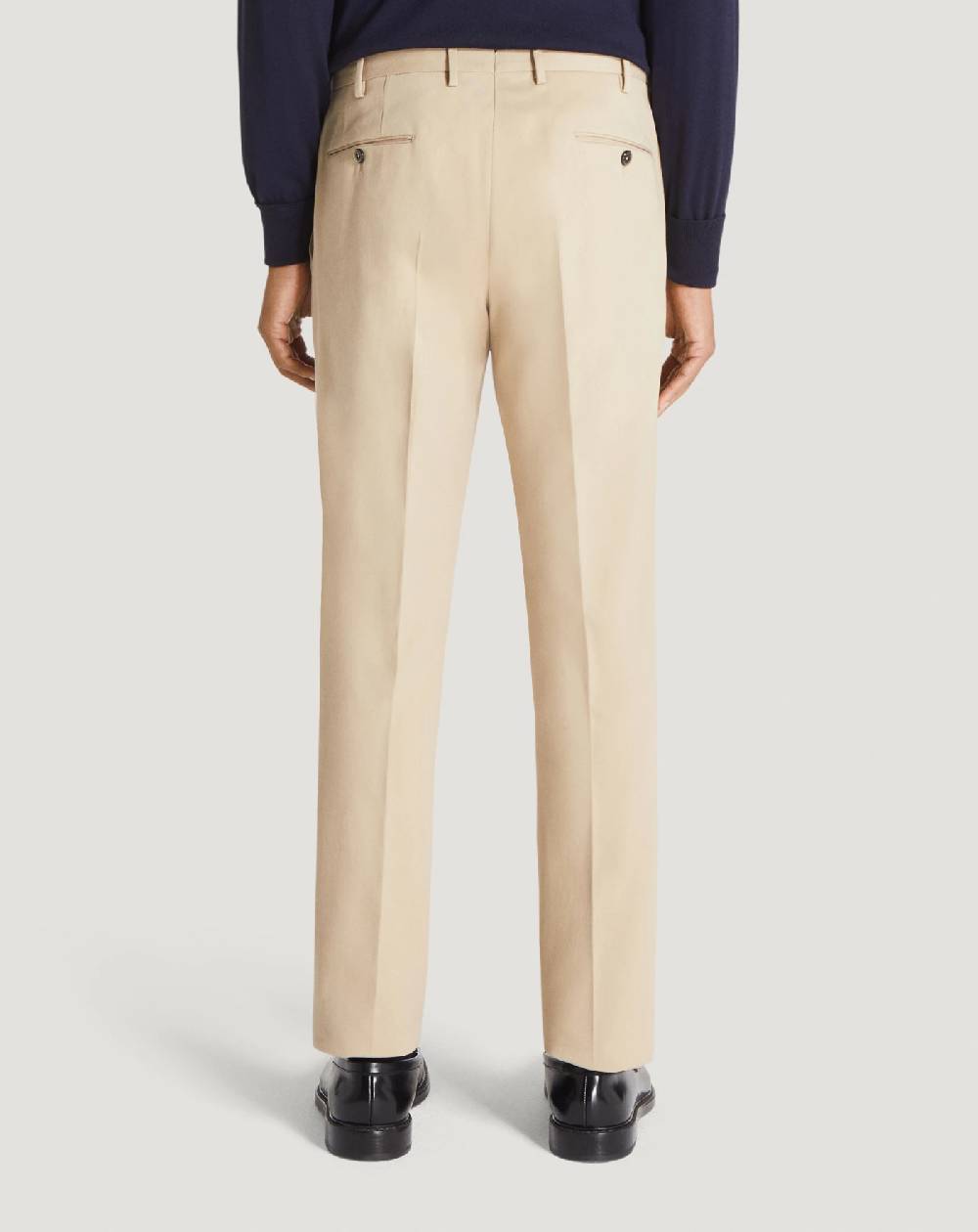 Pt Torino Pantaloni Slim in cotone & cachemire In Linea