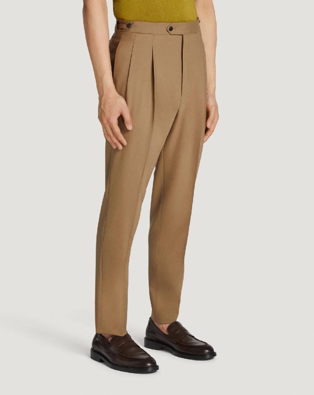 Pt Torino Pantaloni Gentleman in lana tropical Spedizione Gratuita