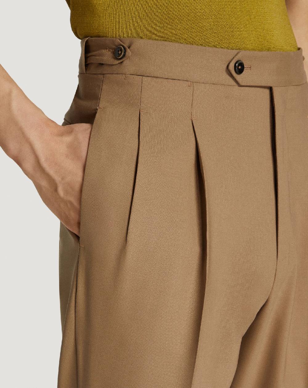 Pt Torino Pantaloni Gentleman in lana tropical Spedizione Gratuita