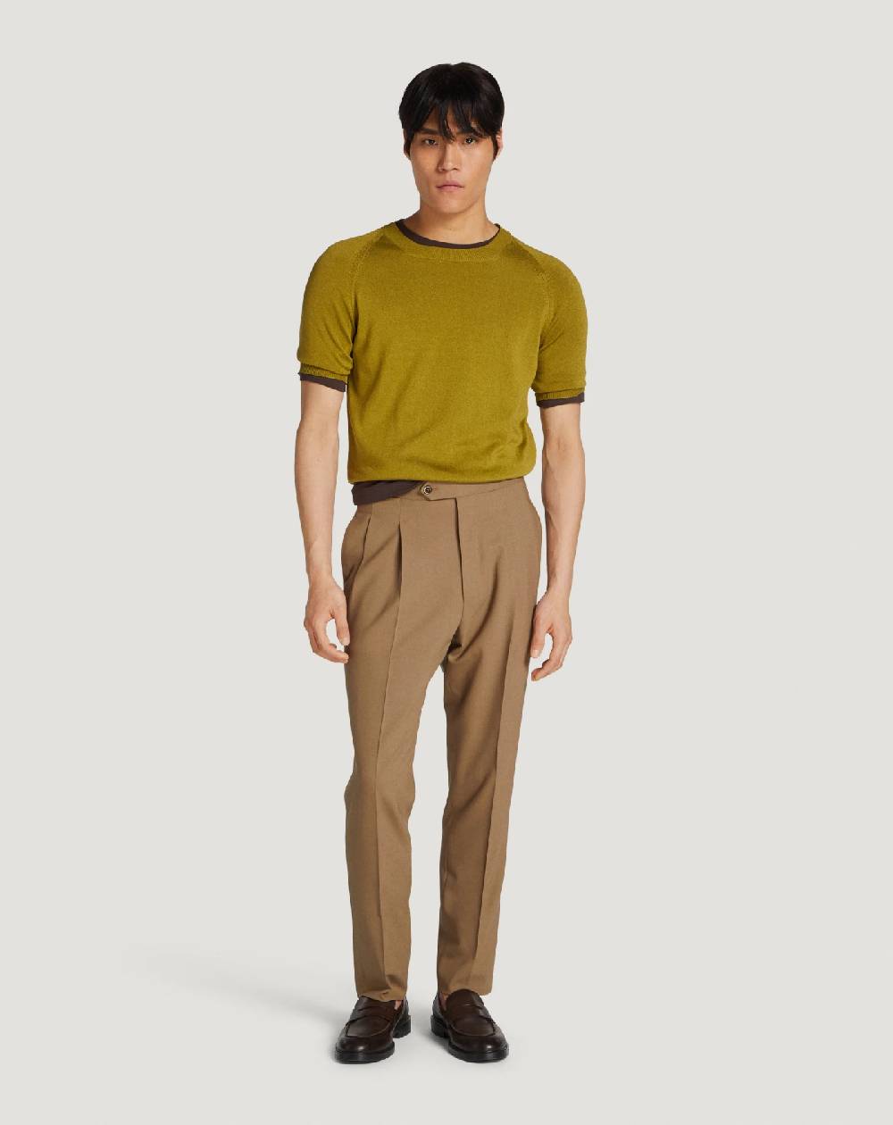 Pt Torino Pantaloni Gentleman in lana tropical Spedizione Gratuita