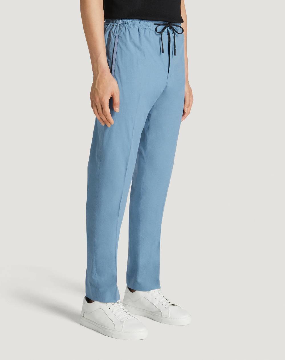 Pt Torino Pantaloni Omega in popeline stretch Negozio