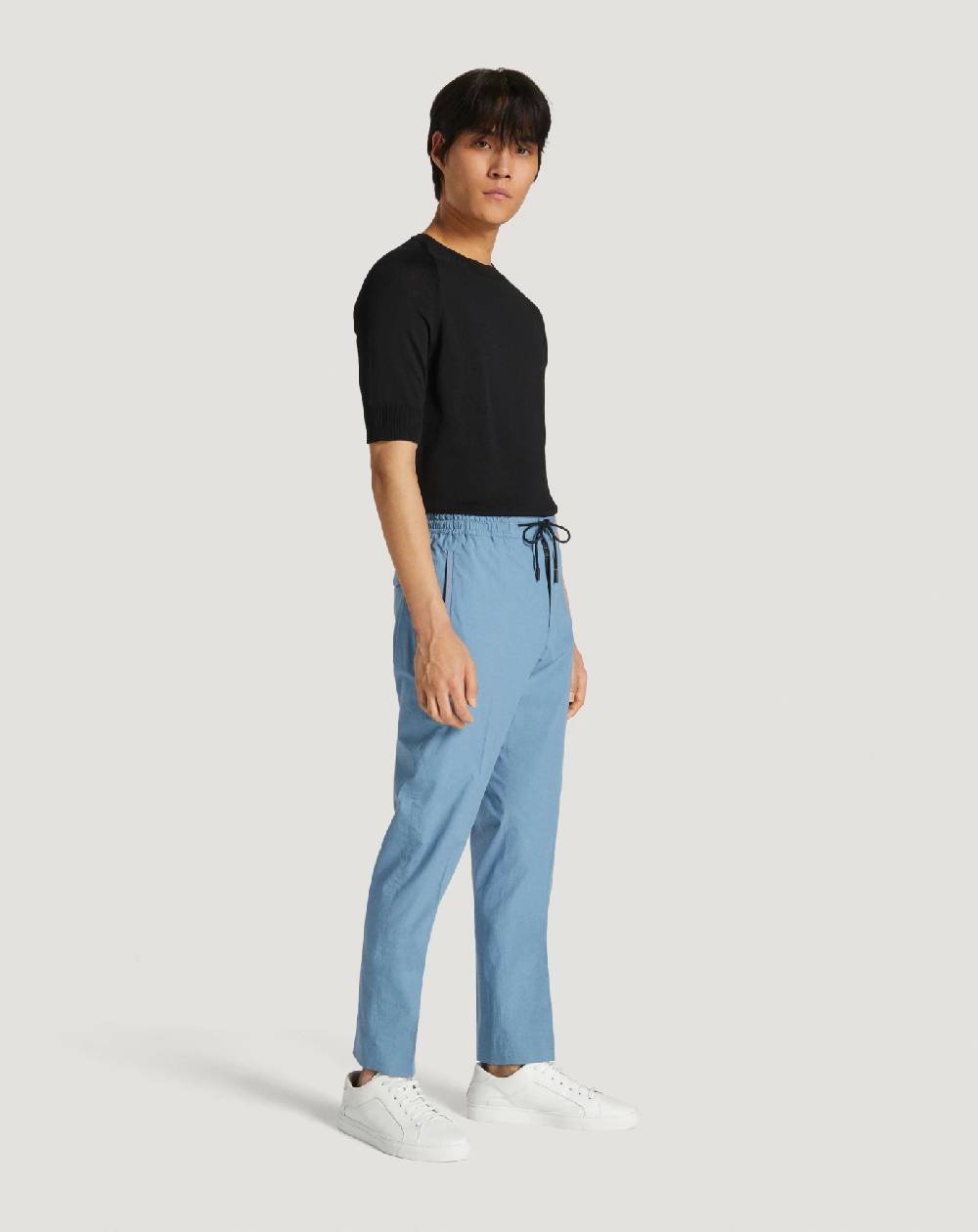 Pt Torino Pantaloni Omega in popeline stretch Negozio
