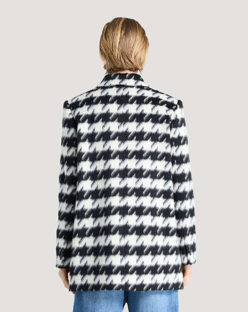 Pt Torino Cappotto in velour pied-de-poule Qualità