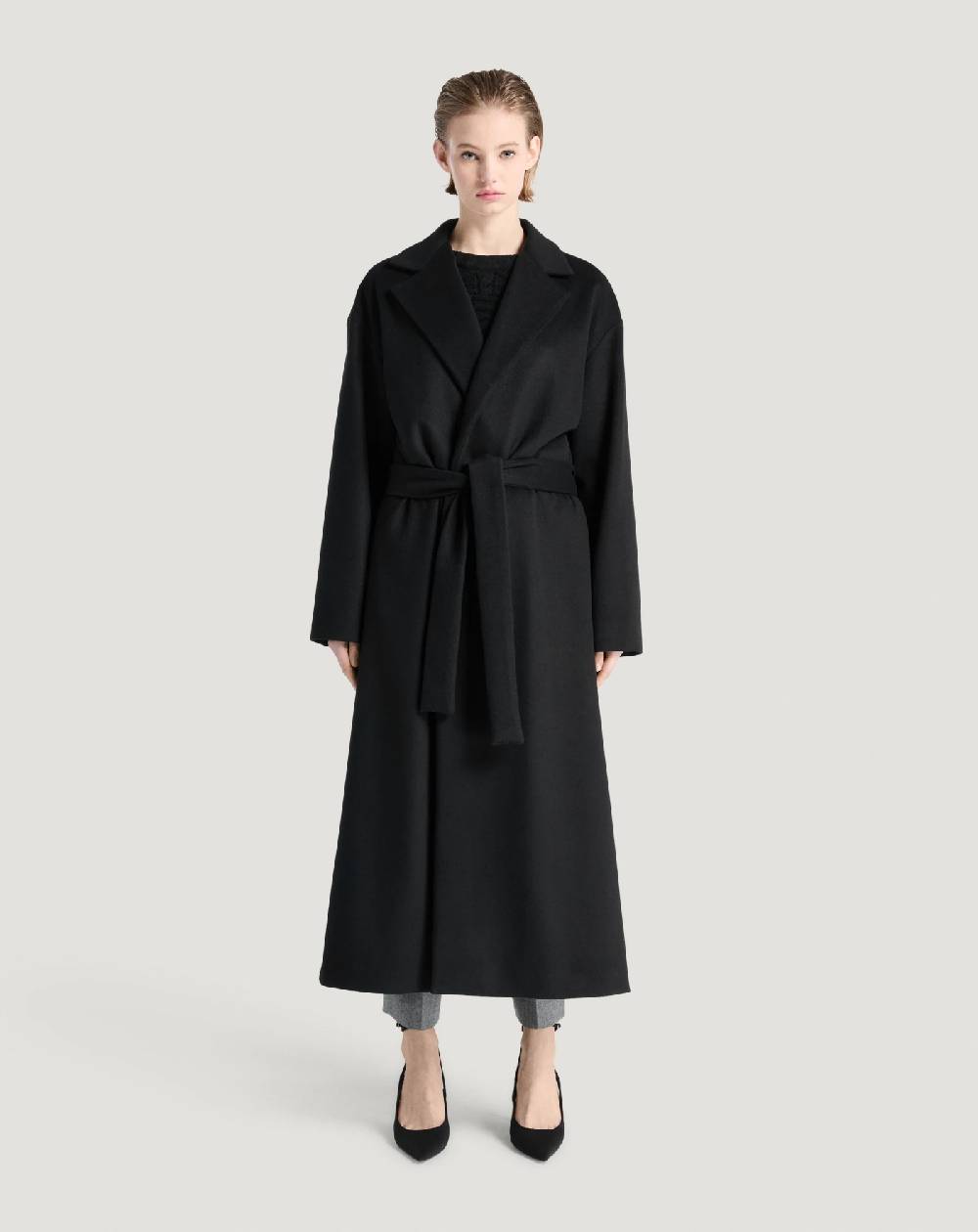 Pt Torino Cappotto in drap di lana e cachemire Spedizione Gratuita
