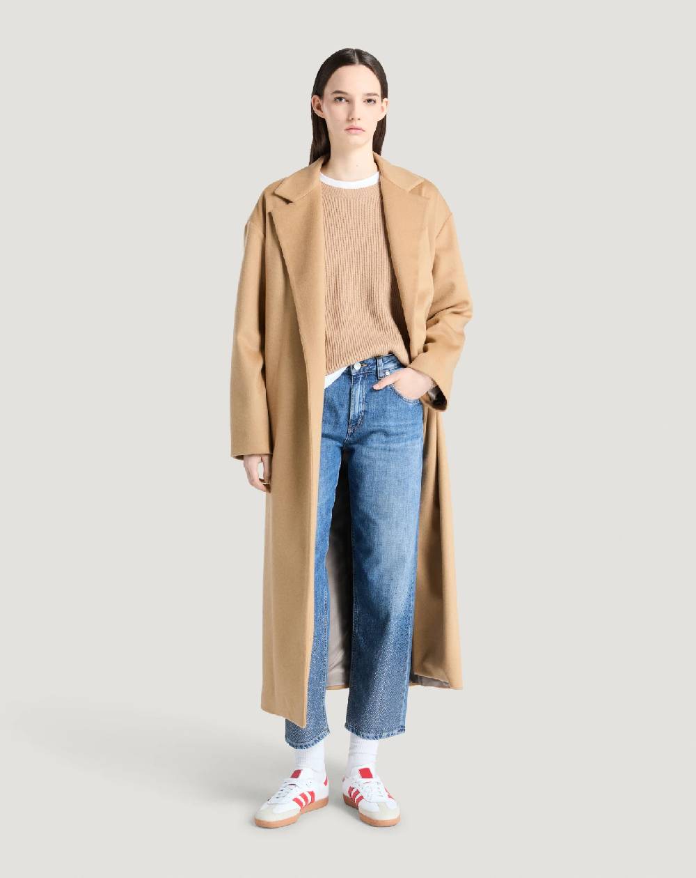 Pt Torino Cappotto in drap di lana e cachemire Soddisfazione Garantita