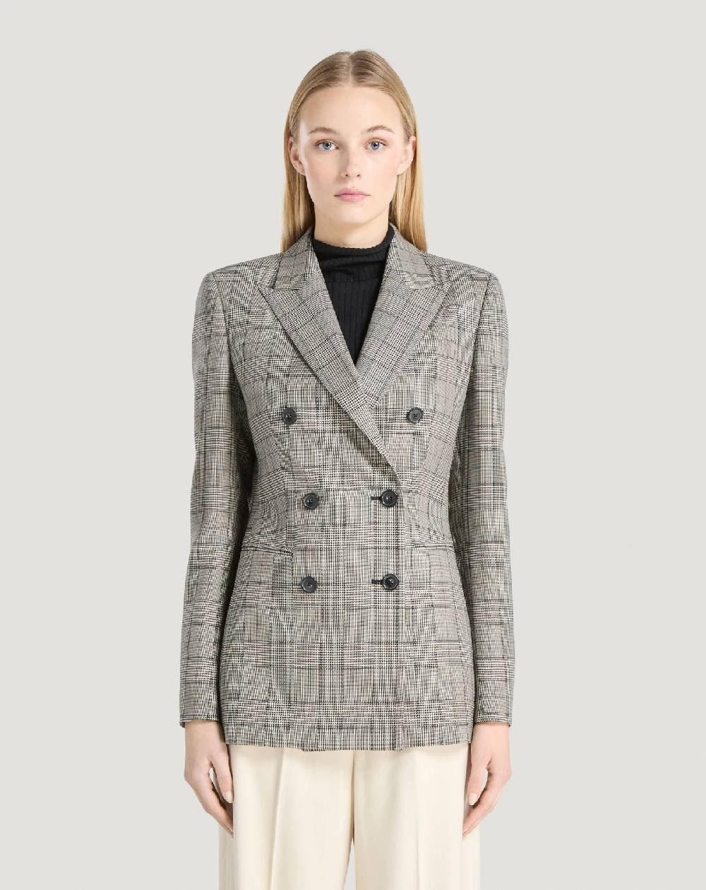 Pt Torino Blazer in lana check Convenienza