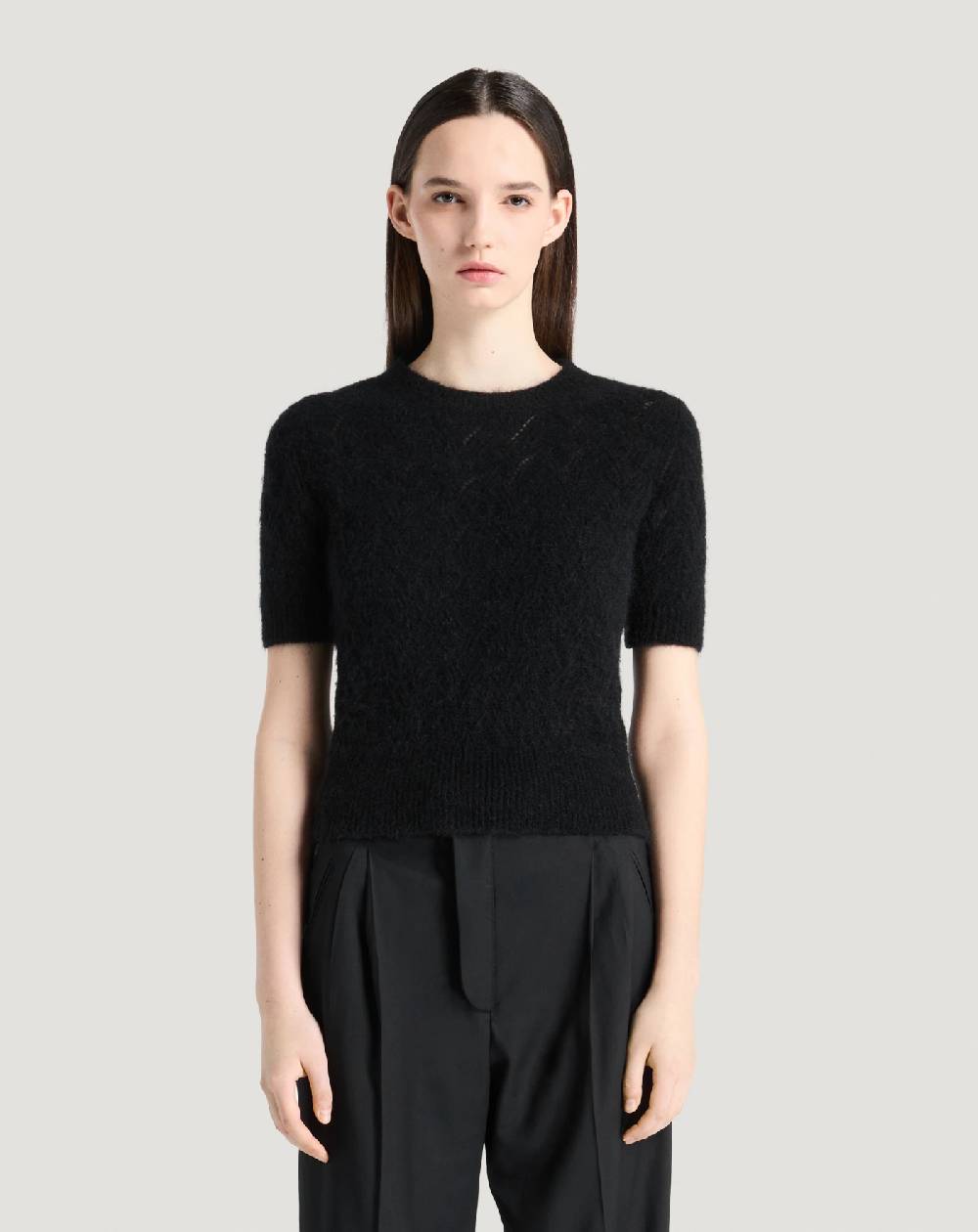 Pt Torino Maglia in mohair e lana Presa