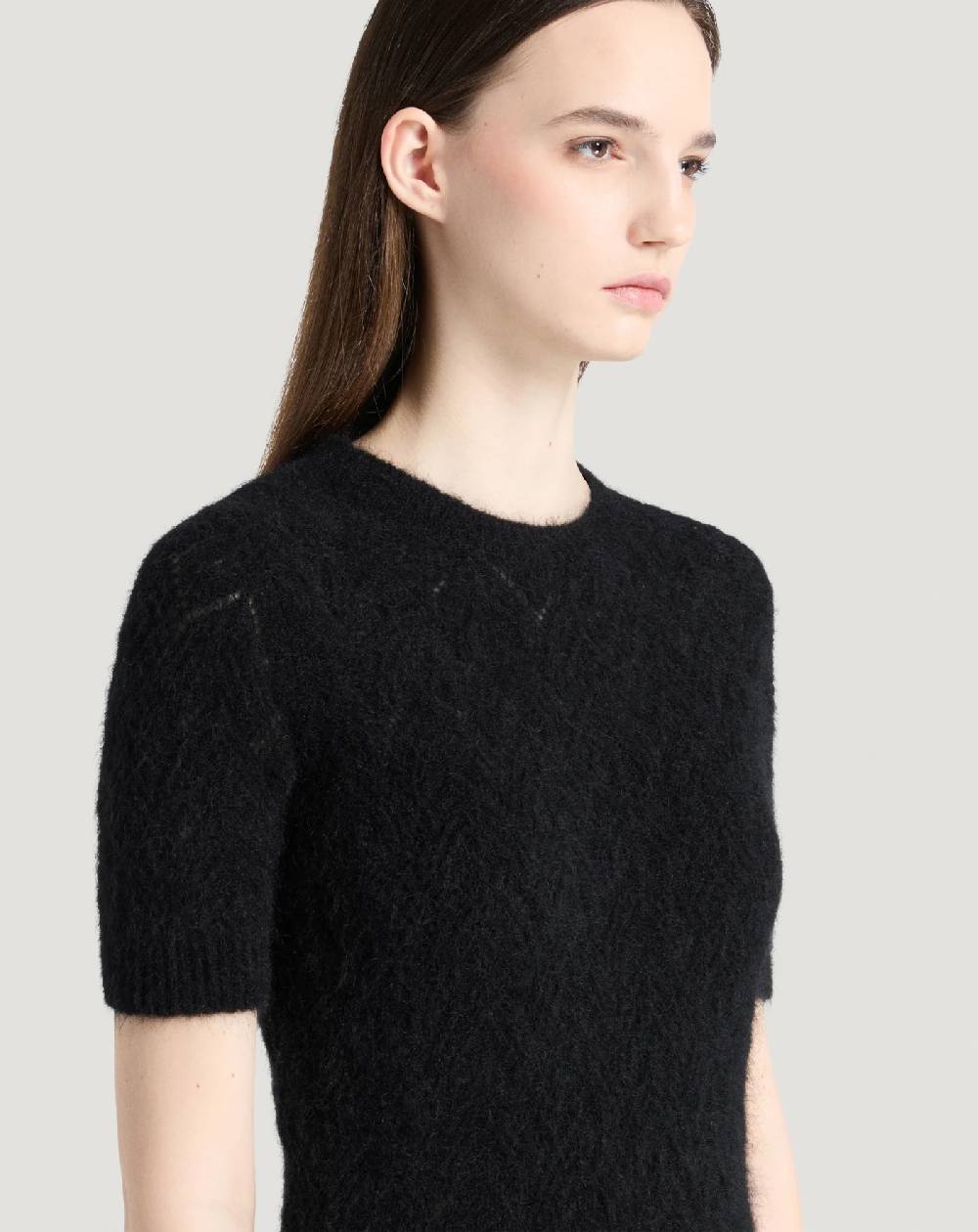 Pt Torino Maglia in mohair e lana Presa