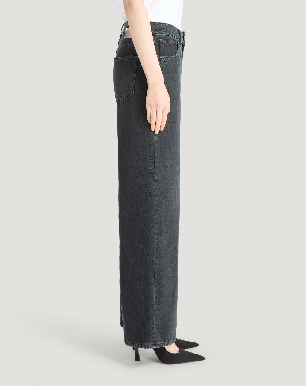 Pt Torino Jeans Miley in black denim Sconto