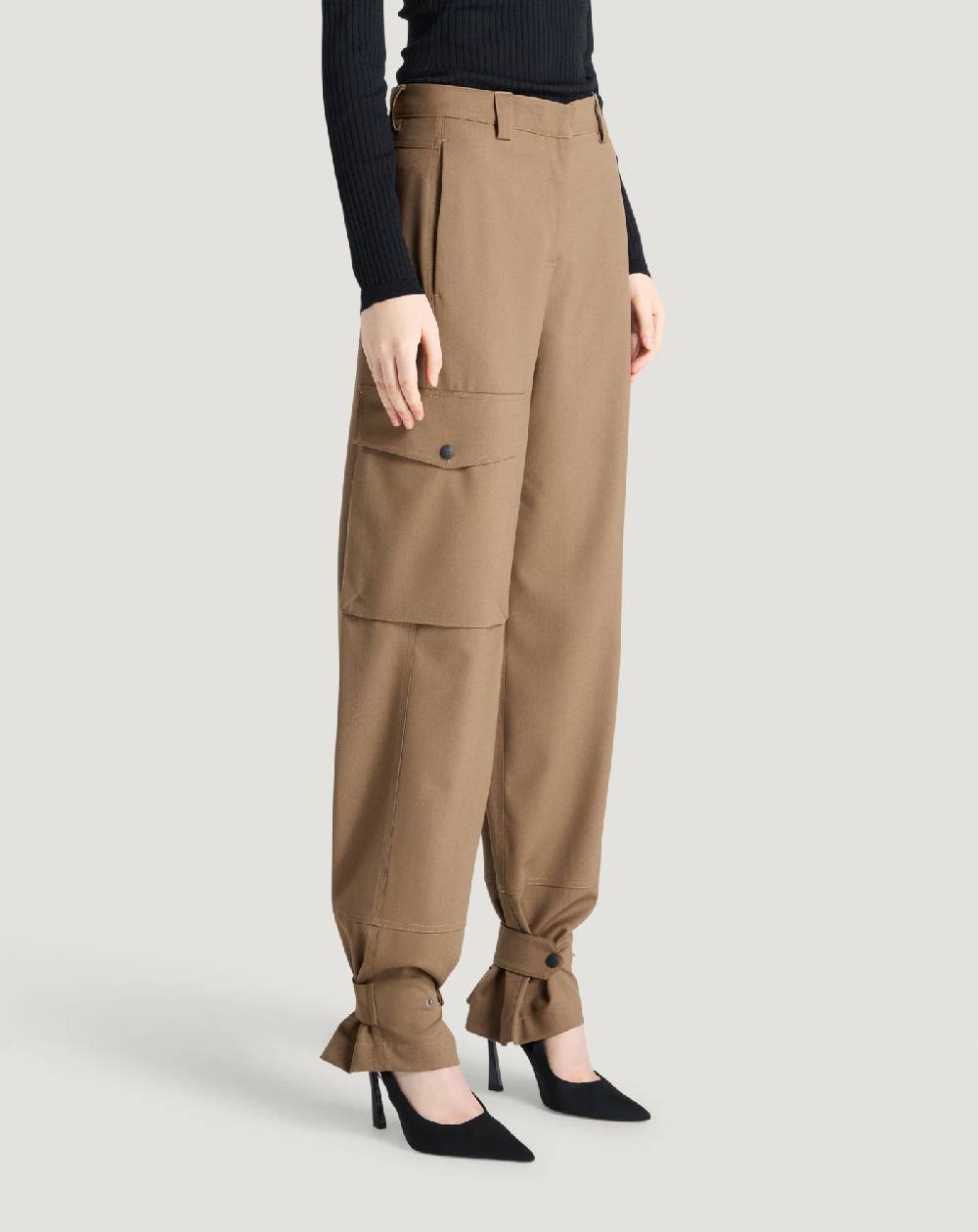Pt Torino Pantaloni Giselle in tecno lana Outlet
