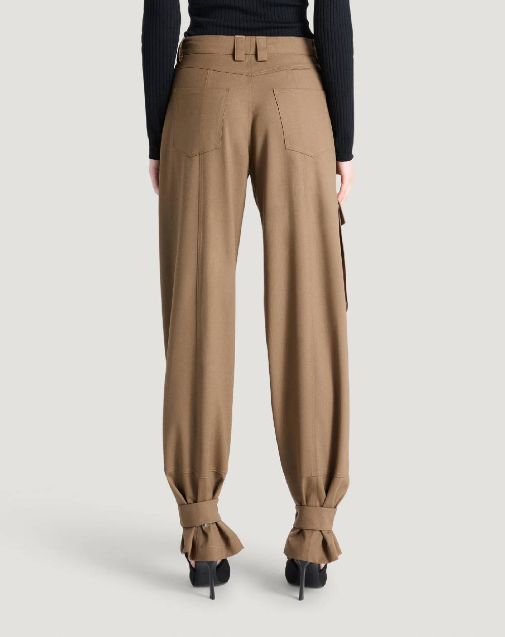 Pt Torino Pantaloni Giselle in tecno lana Outlet
