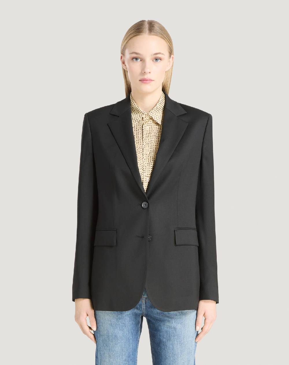 Pt Torino Blazer in twill di lana fluida Hotsell