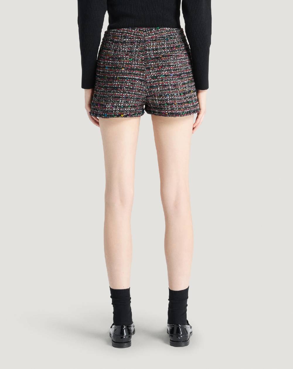 Pt Torino Shorts Julie in tweed multicolor Vendita Calda