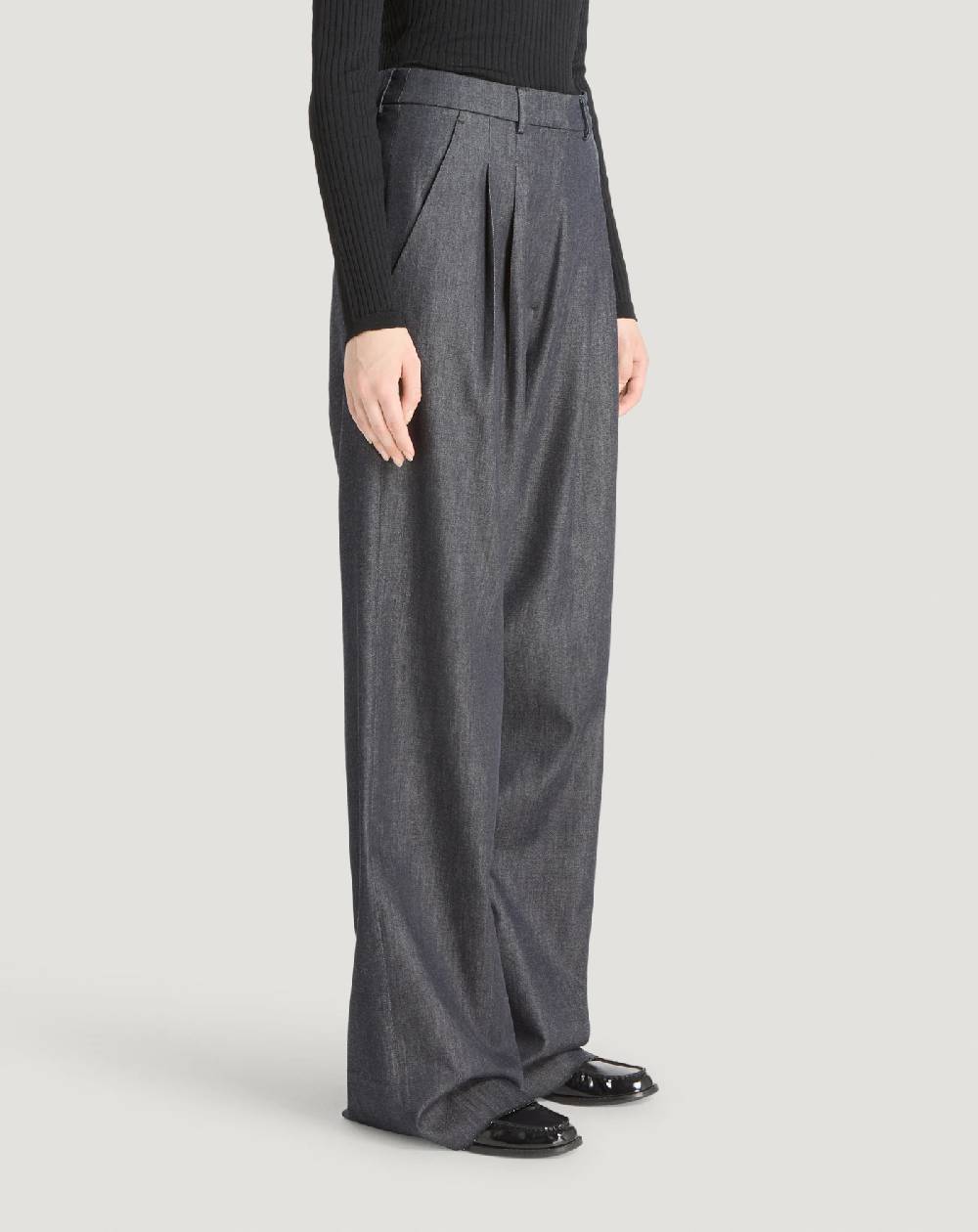 Pt Torino Jeans Frankie in denim di cotone e seta Negozio