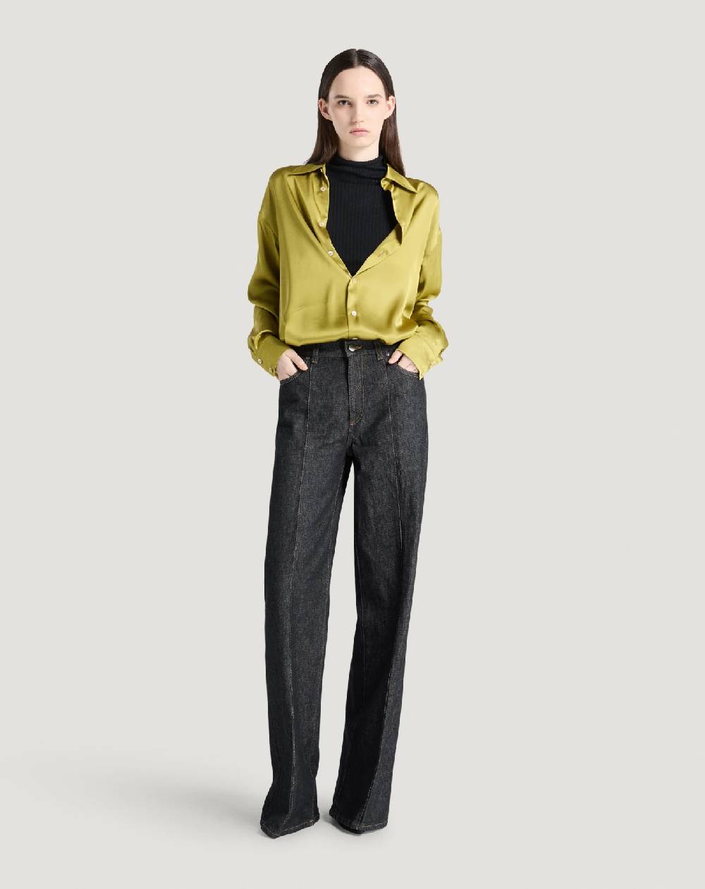Pt Torino Jeans Cyndi in black denim Discount Store per i nuovi prodotti