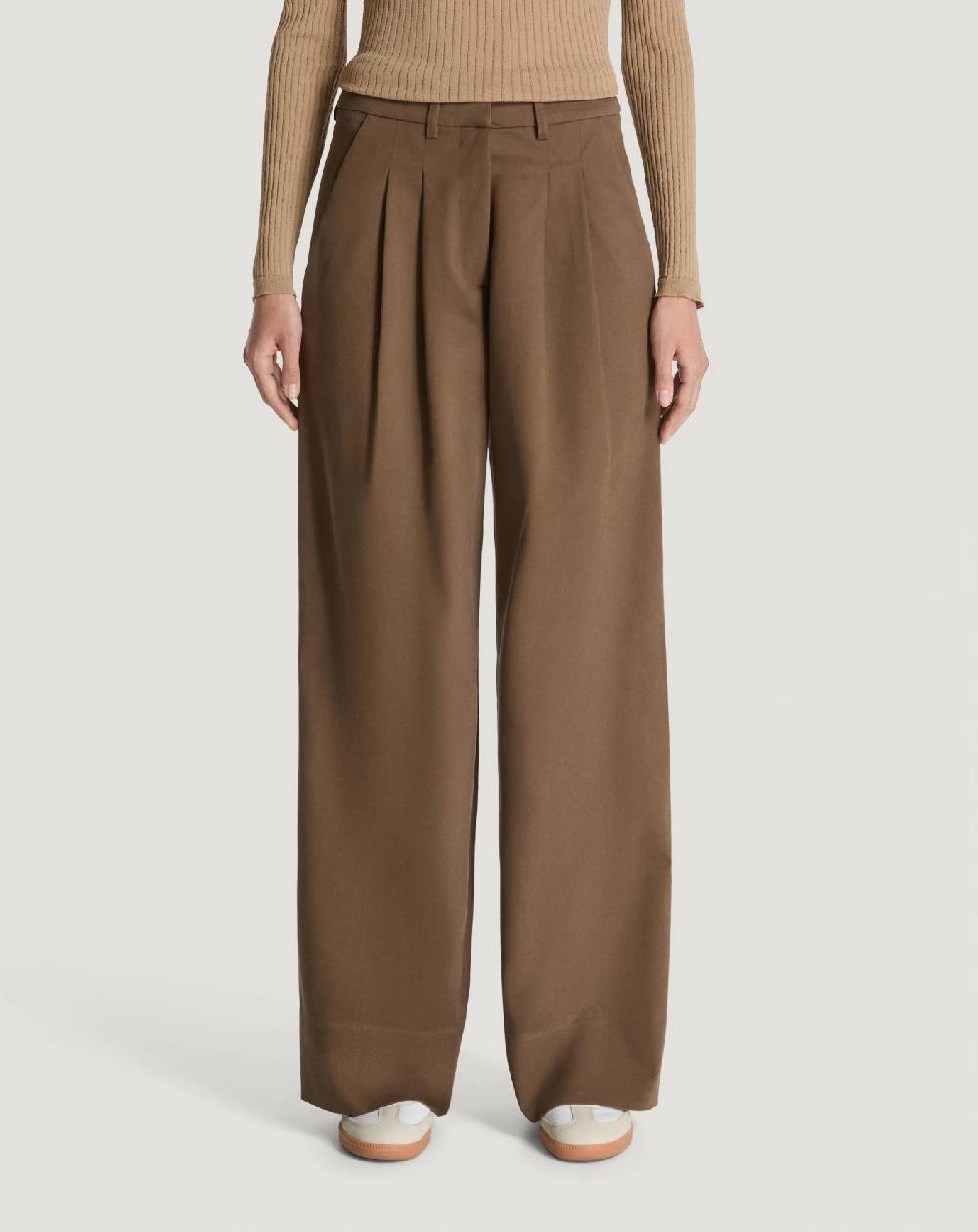 Pt Torino Pantaloni Frankie in twill Vendita