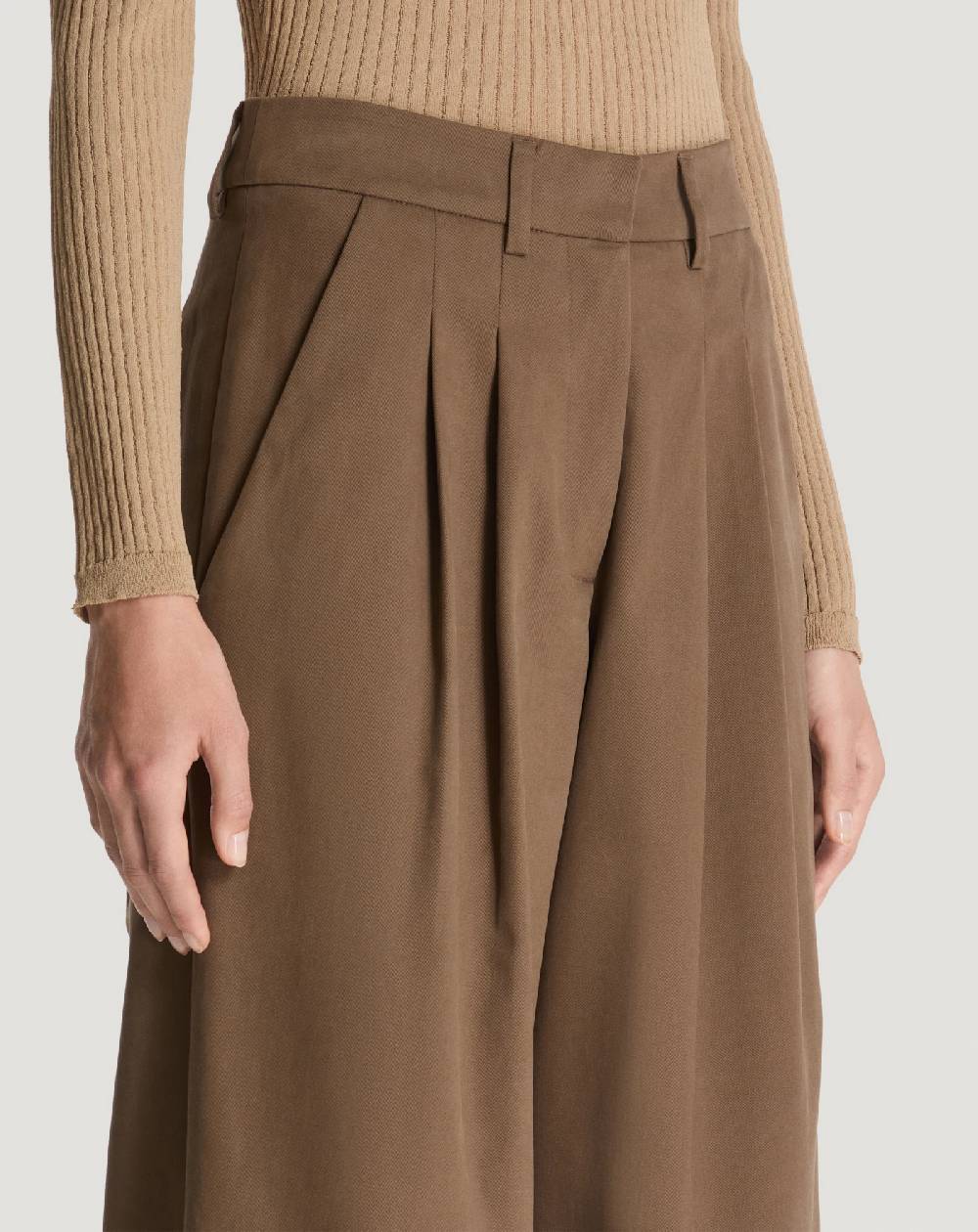 Pt Torino Pantaloni Frankie in twill Vendita