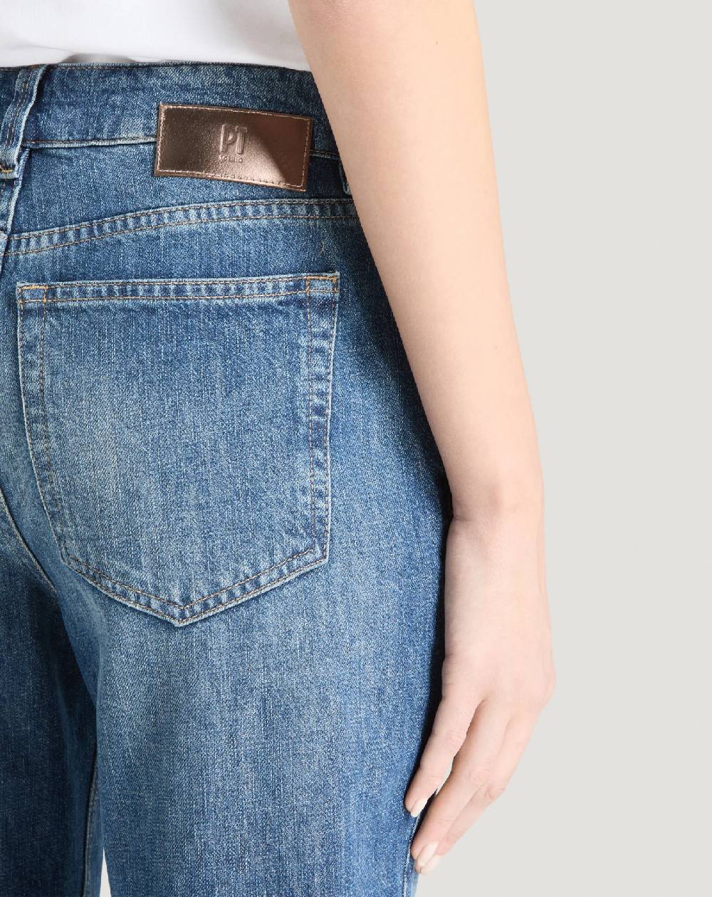 Pt Torino Jeans Alanis in denim di cotone Promozione