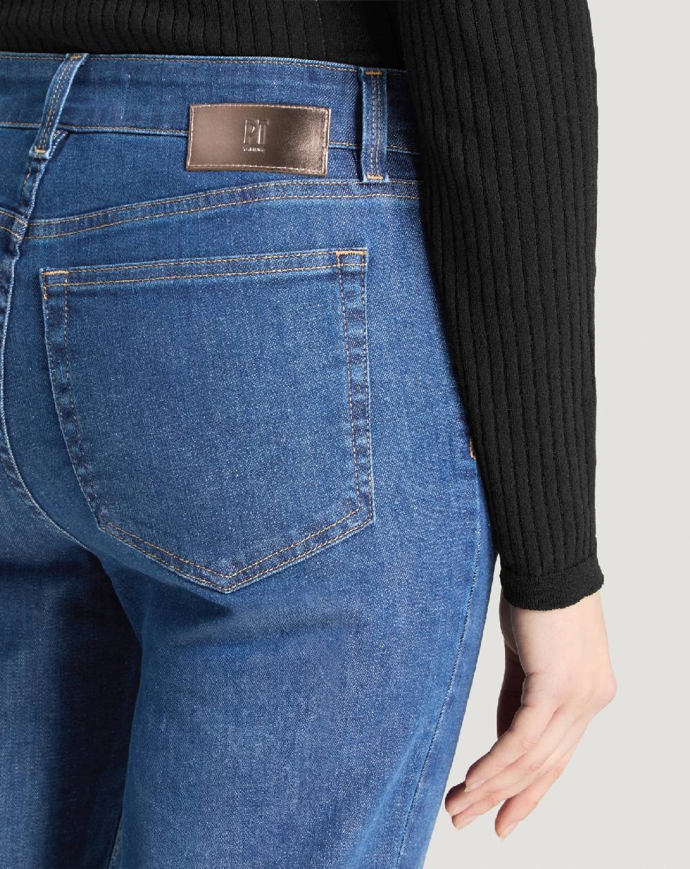 Pt Torino Jeans Alanis in stretch indigo batavia Spedizione Gratuita