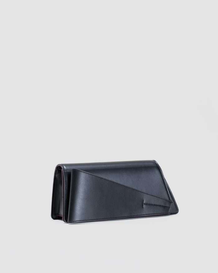 LUCIANO PADOVAN Borsa Kim pochette in pelle nera Borse pochette eleganti - Luciano Padovan Shop Online In Linea