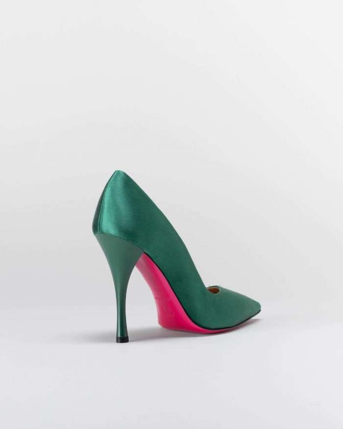 LUCIANO PADOVAN SIMPLE LINE DÉCOLLETÉ ROBIN RASO VERDE Promozione Limitata