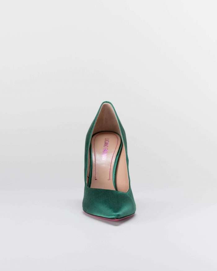 LUCIANO PADOVAN SIMPLE LINE DÉCOLLETÉ ROBIN RASO VERDE Promozione Limitata