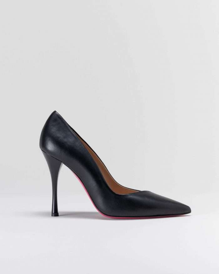 LUCIANO PADOVAN SIMPLE LINE DÉCOLLETÉ ROBIN PELLE NERO Shopping Online