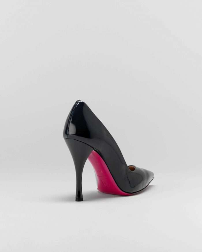 LUCIANO PADOVAN SIMPLE LINE DÉCOLLETÉ ROBIN PELLE VERNICIATA NERO- Luciano Padovan Online Shop Affare Del Giorno
