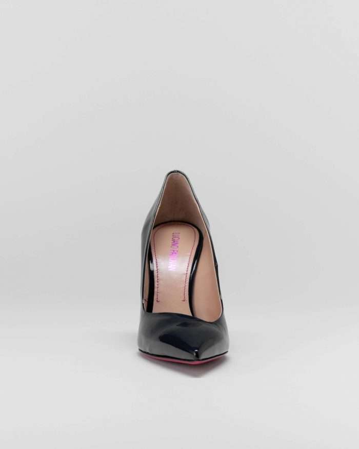 LUCIANO PADOVAN SIMPLE LINE DÉCOLLETÉ ROBIN PELLE VERNICIATA NERO- Luciano Padovan Online Shop Affare Del Giorno