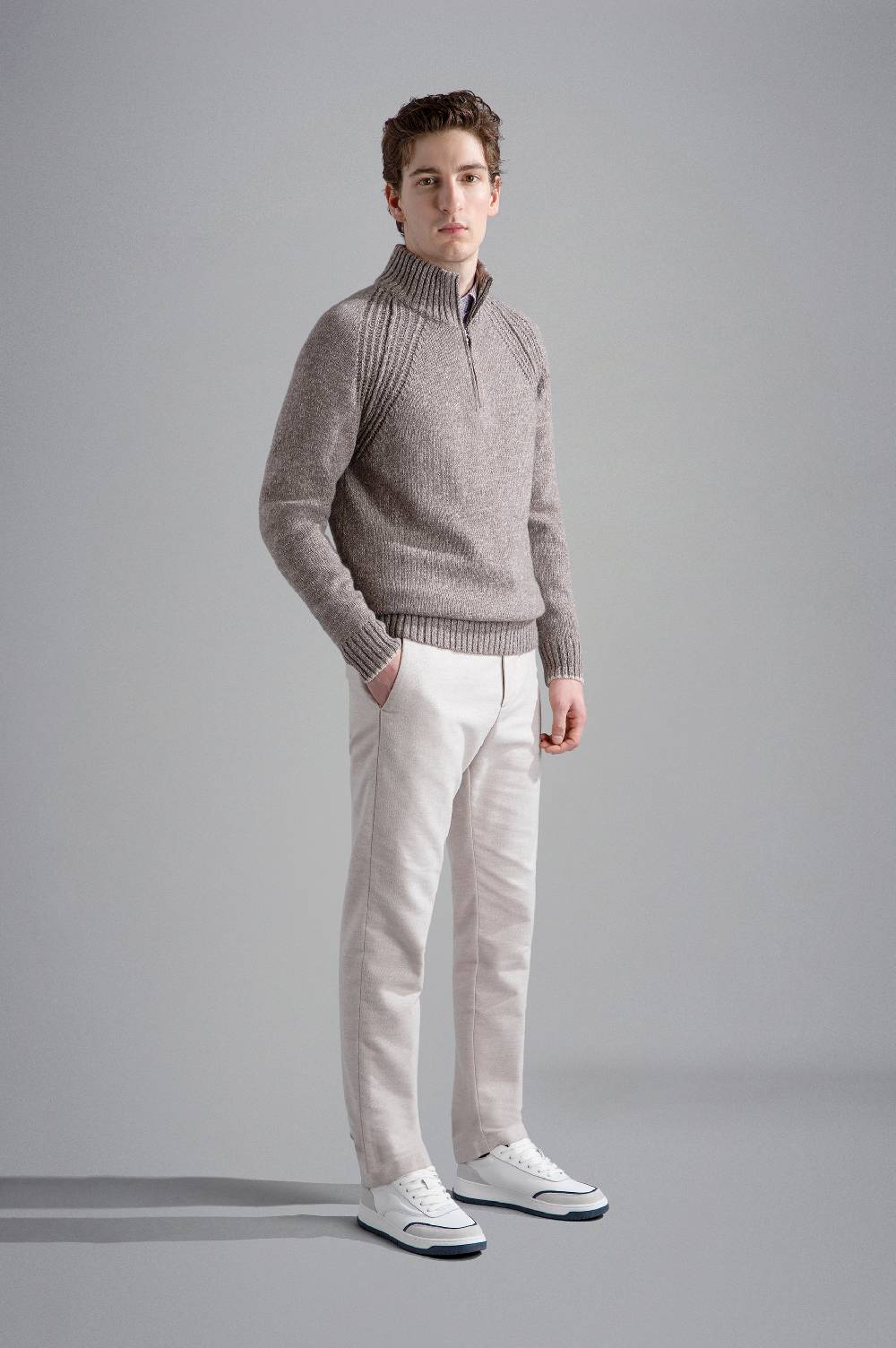 Paul & Shark Camicia in twill di cotone Paul & Shark Negozi Online