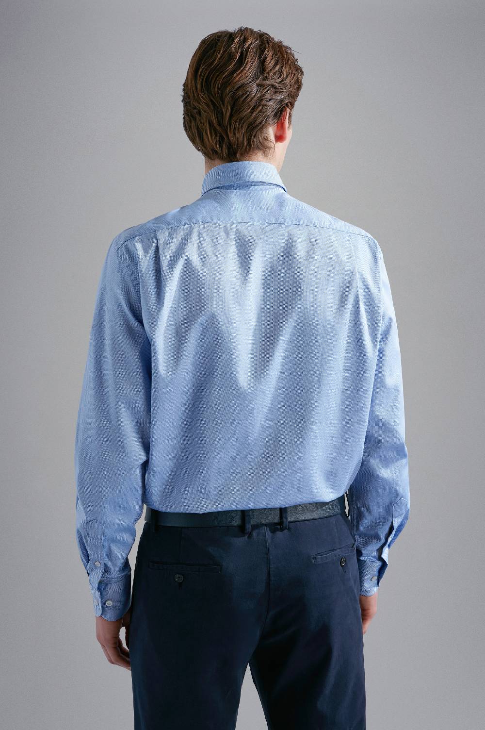 Paul & Shark Camicia in cotone con micro pattern Paul & Shark Consegna Veloce