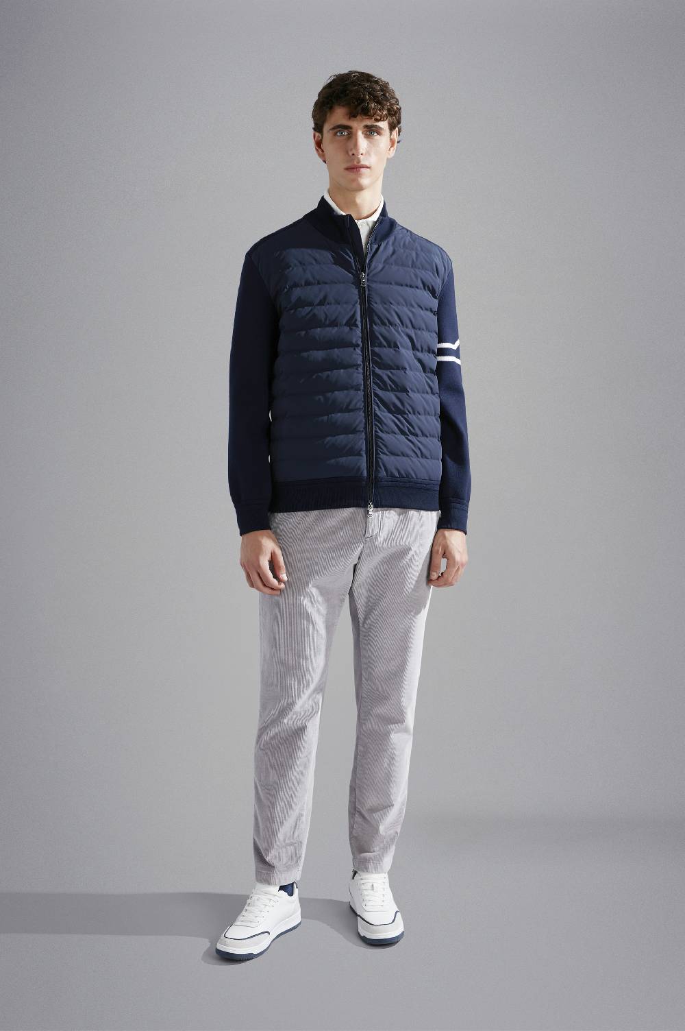 Paul & Shark Maglia Hybrid in lana e Typhoon® Paul & Shark Sconto