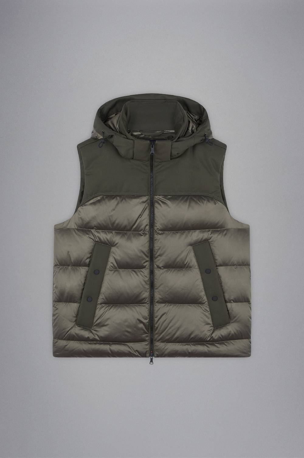 Paul & Shark Gilet Hybrid in nylon cangiante e tessuto tecnico Paul & Shark Economico