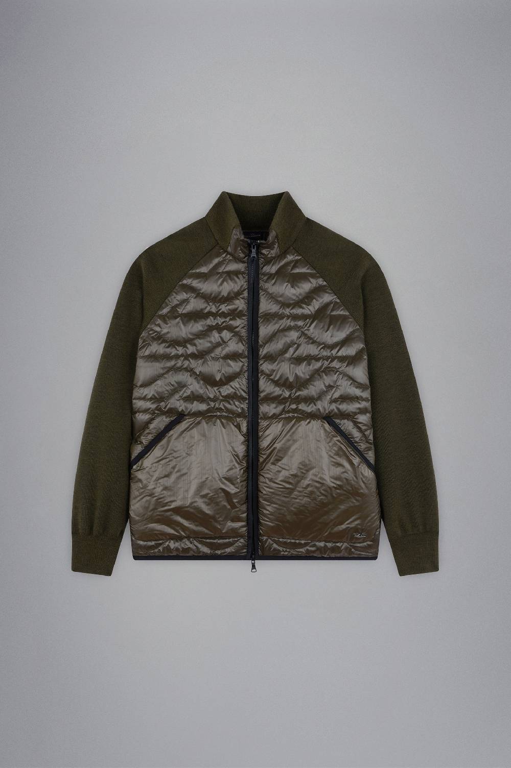 Paul & Shark Maglia Hybrid Monogram in lana e tessuto tecnico Paul & Shark Online