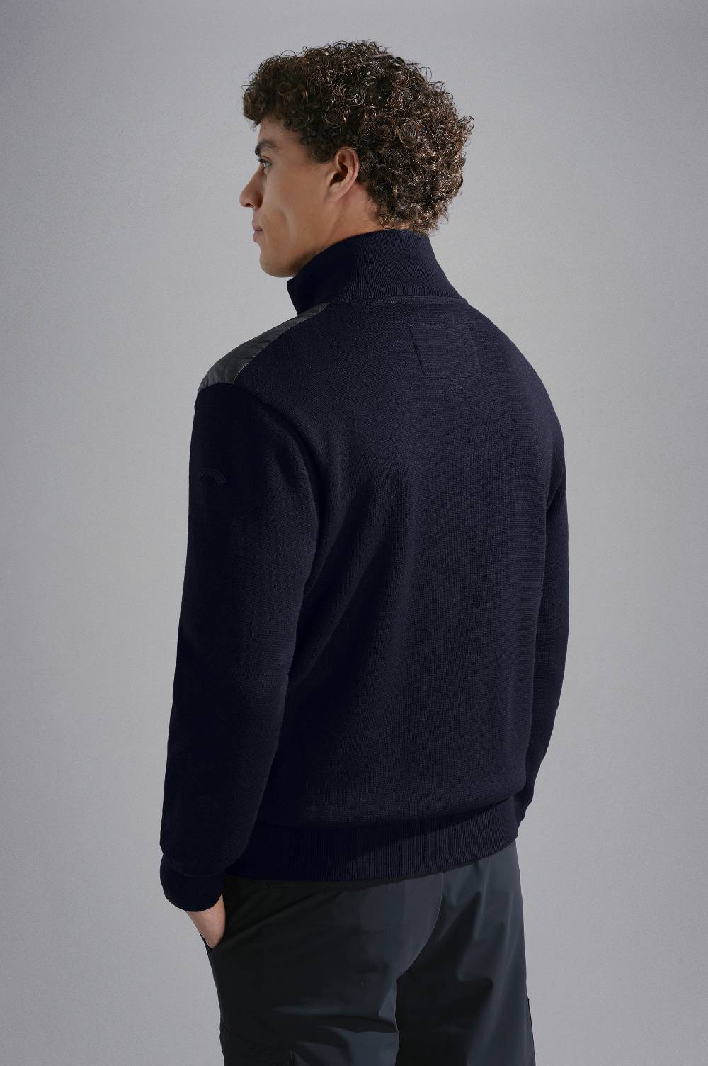 Paul & Shark Cardigan Hybrid in lana e nylon Paul & Shark In Vendita