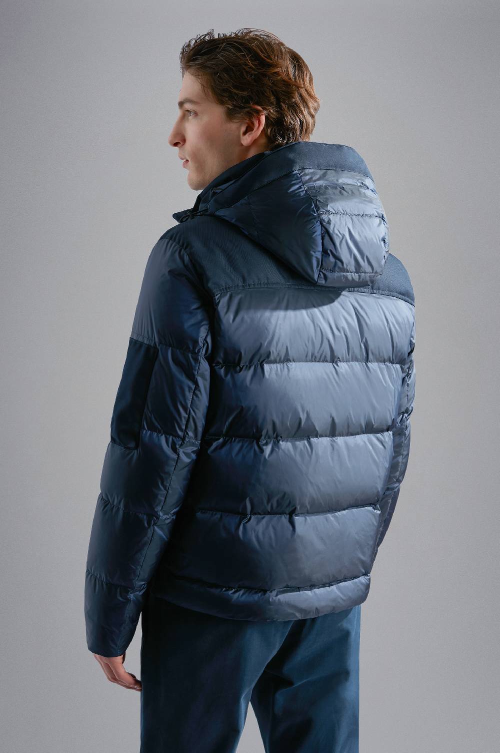 Paul & Shark Piumino Hybrid in nylon cangiante e tessuto tecnico Paul & Shark Hotsell